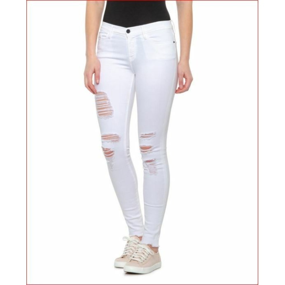 Frame women jeans Le Skinny 36FAV-01-23 LSJRRE403 white sz 23 $199